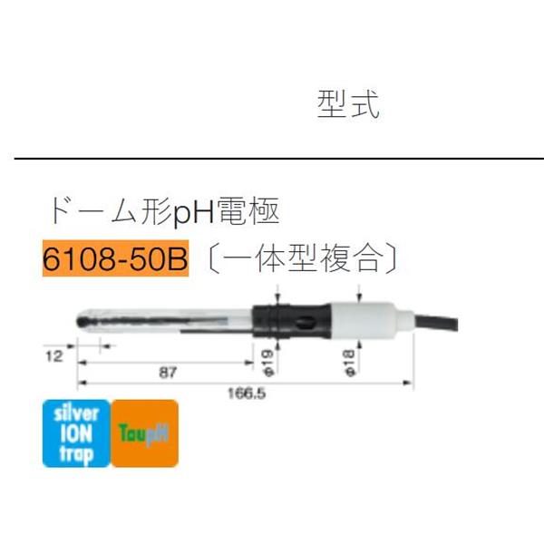 HORIBA堀厂pH电极6108-50B