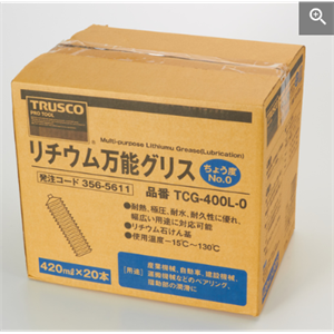 TRUSCO中山 润滑脂 TCG-400L-0