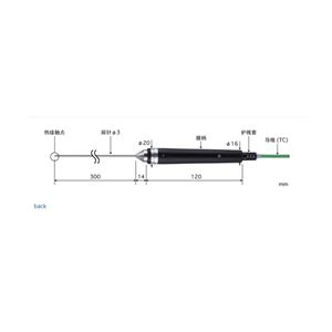 日本 ANRITSU安立計器    液体・半固体用内部温度传感器   BS-31E-030-TC1-ANP