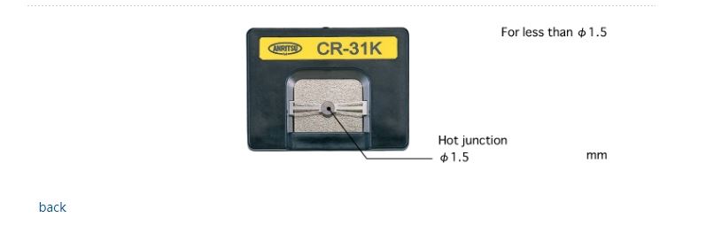 日本 ANRITSU安立計器 烙铁头专用温度传感器 CR-31E
