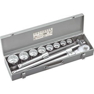 日本TONE前田200M套筒扳手套装 19.0mm 插入角 12 件套 12 个角度