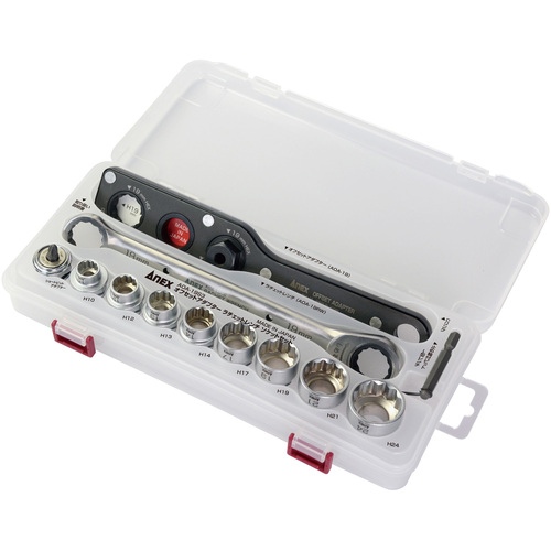 日本ANEX安力士AOA-19S3棘轮套筒扳手套组详询  关159-0897-0566